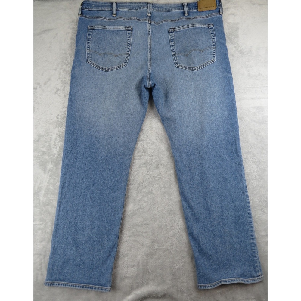 American Eagle Airflex+ Bootcut Jeans Mens 40x30 Blue Medium Wash Stretch Denim - Picture 3 of 9